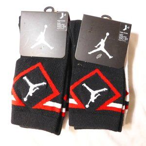 Jordan Boys Logo Crew Socks 2 Packs Size 10C-3Y